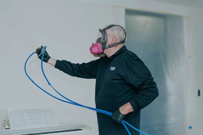 Antimicrobial coating application